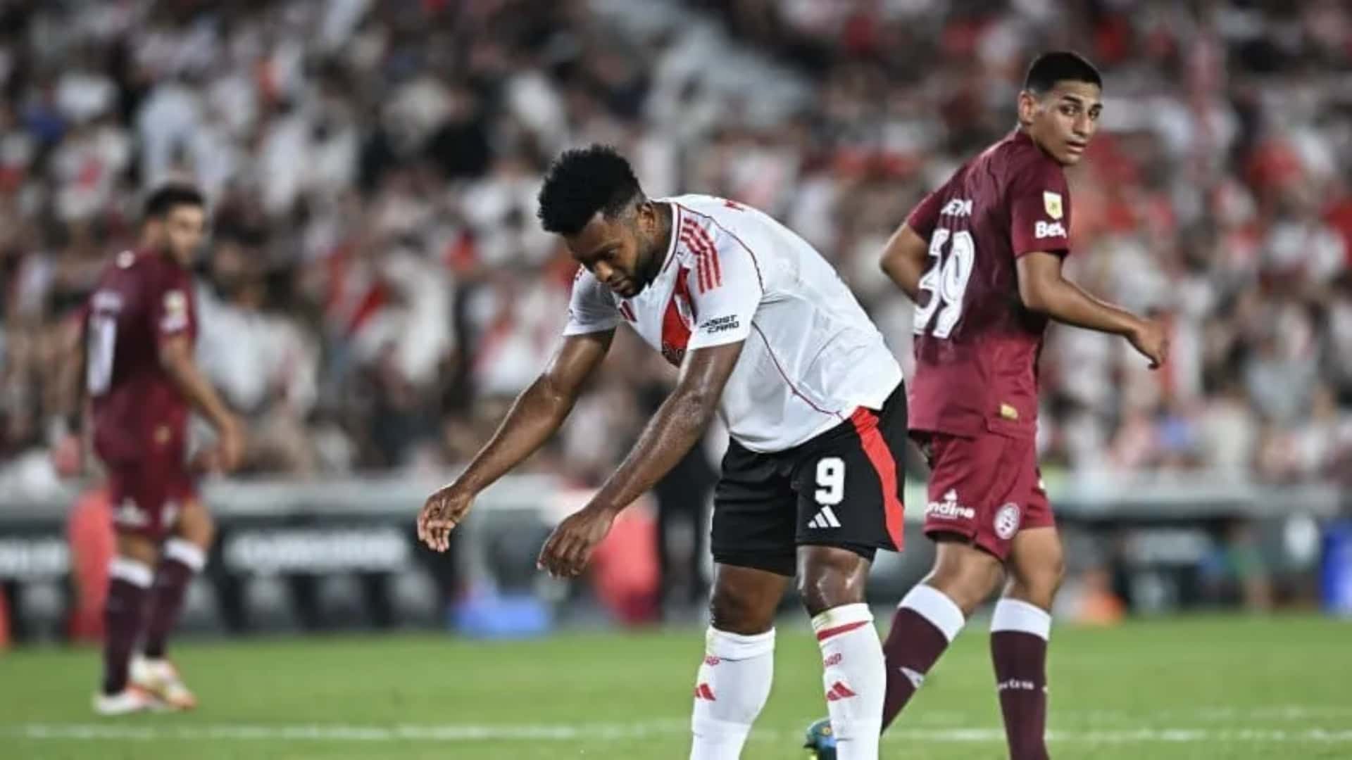 La sequía goleadora de River en el torneo (Infobae)