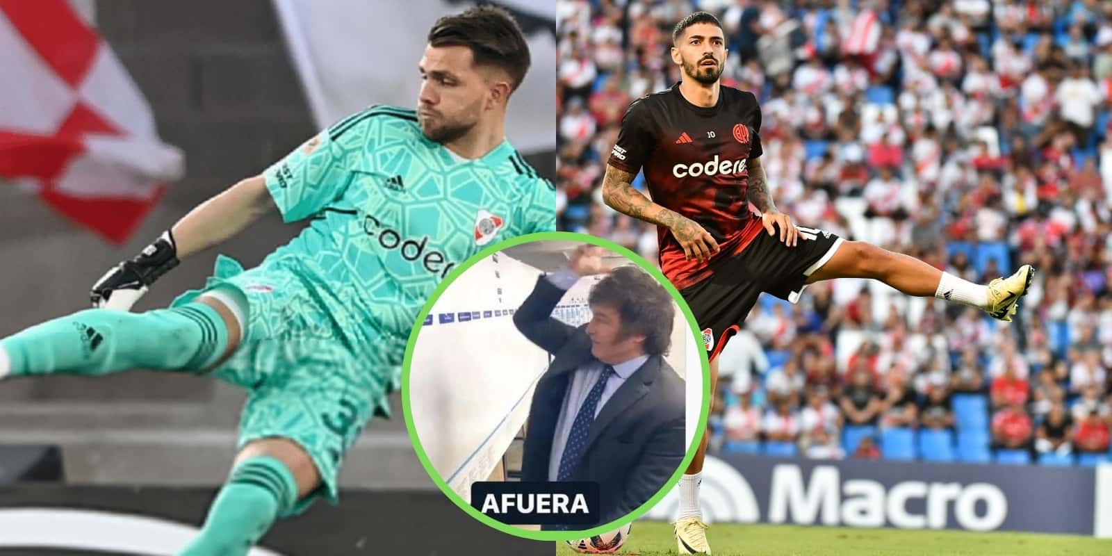 Lanzini y Centurión.