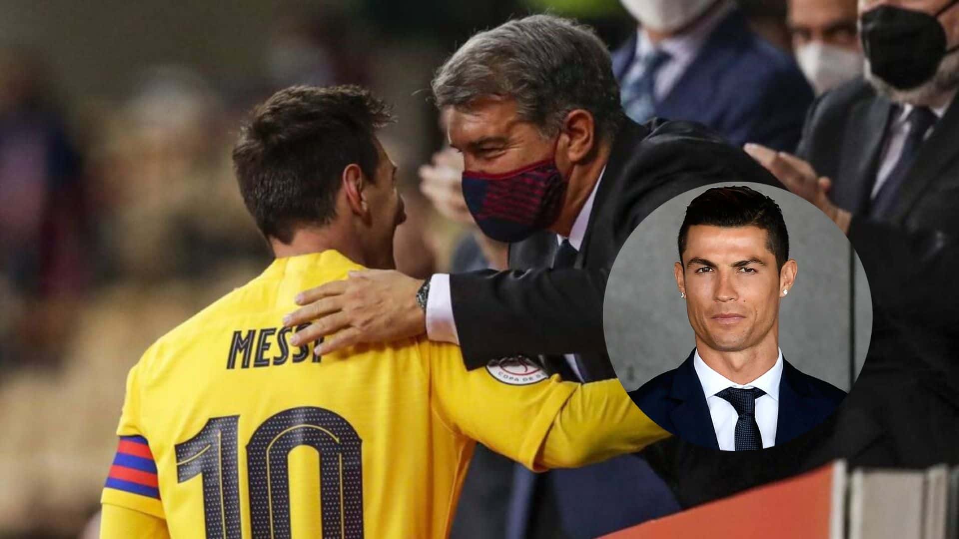 Laporta se refirió a la posible llegada al club del portugués.