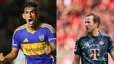 Lautaro Di Lollo y Harry Kane