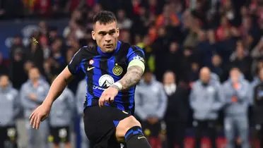 Lautaro Martínez falló su penal ante Atlético de Madrid