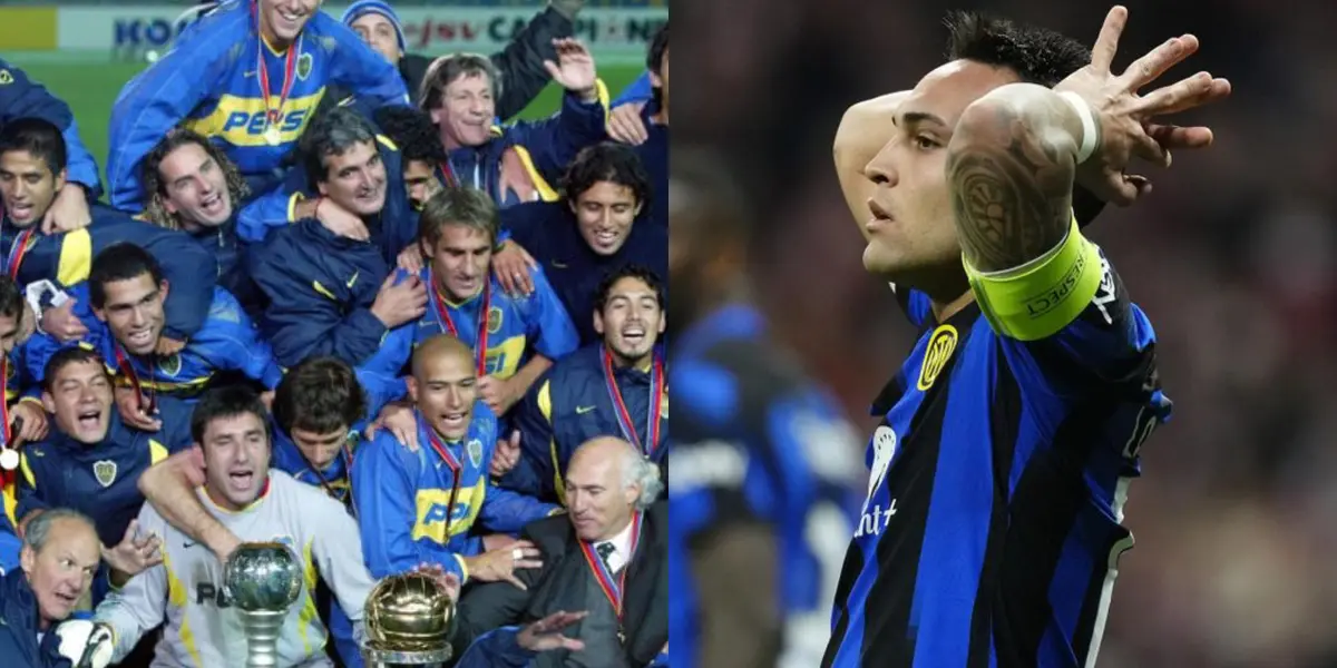 Lautaro Martínez fue criticado por un exjugador que perdió la Intercontinental con Boca