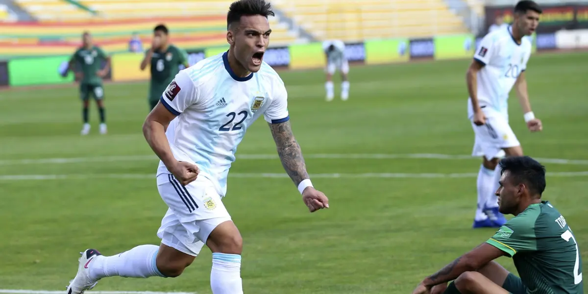 Lautaro Martínez fue totalmente diferente a su partido previo con la Selección de Fútbol de Argentina en Eliminatorias.