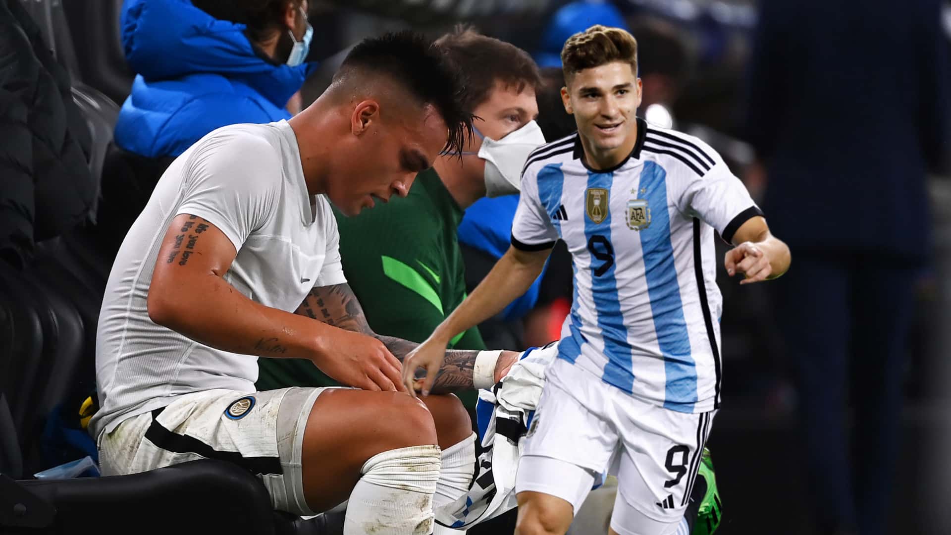 Lautaro seguirá siendo suplente de Julián Álvarez en Argentina