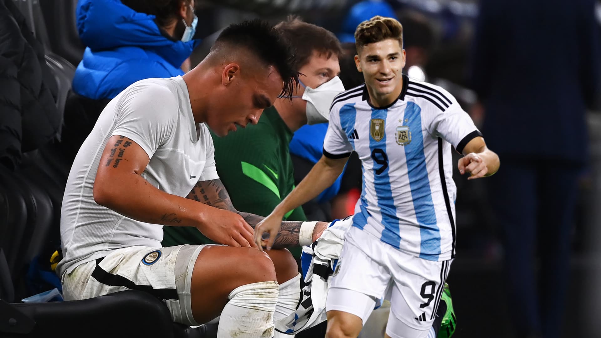 Lautaro seguirá siendo suplente de Julián Álvarez en Argentina