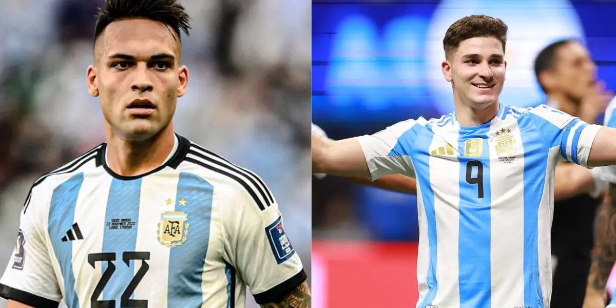 Lautaro y Julián en la selección Argentina.