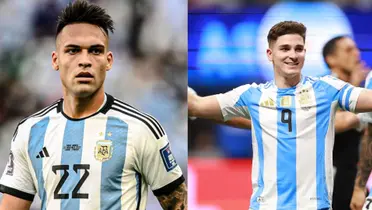 Lautaro y Julián en la selección Argentina.