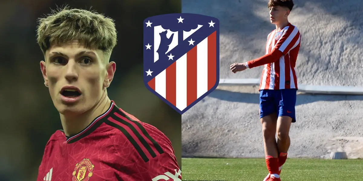 Le hicieron la cruz a Garnacho en Atlético de Madrid