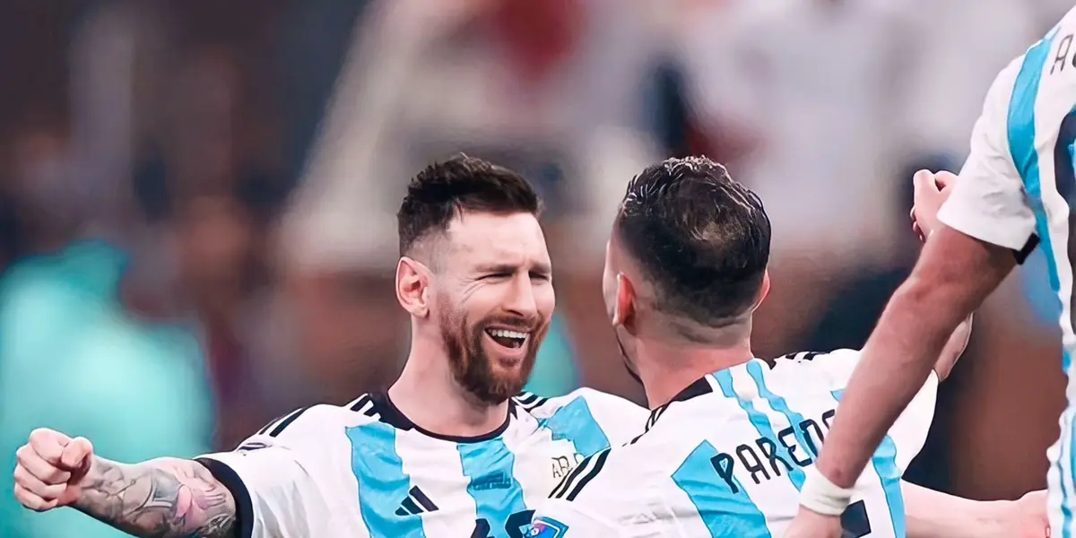 Leandro Paredes y Lionel Messi