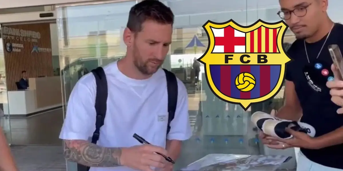 Leo está en la ciudad española y surgieron muchas especulaciones sobre charlas con la entidad Blaugrana.