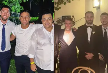 Leo estuvo presente en la boda de la hermana menor de Antonela y Pezzella realizó una fiesta especial
