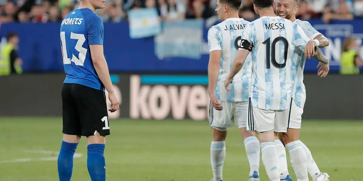 Leo marcó cinco goles en el triunfo de la Selección Argentina y uno de los mejores jugadores del partido habló al respecto.