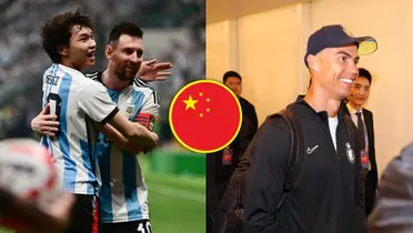 Mientras a Messi lo aman, la reacción por la ausencia de Cristiano en China