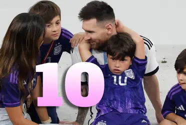 Leo reveló en qué zona de la cancha le gusta desempeñarse a Thiago, Mateo y Ciro.