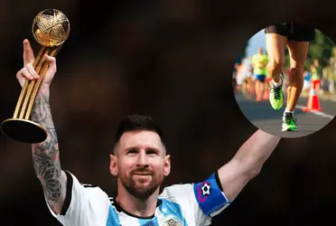 Leo y compañía lo eliminaron de una Copa del Mundo y ahora se dedica a otra actividad física