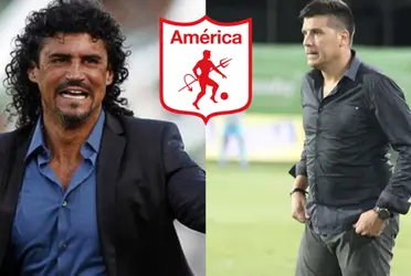 Leonel Álvarez se estaría preparando para tomar las riendas de América de Cali, porque la situación de Juan Cruz Real es insostenible