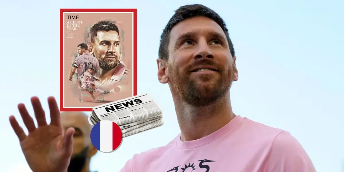 Lionel ganó por primera vez la distinción de la revista Time y no pasó desapercibido en Europa.