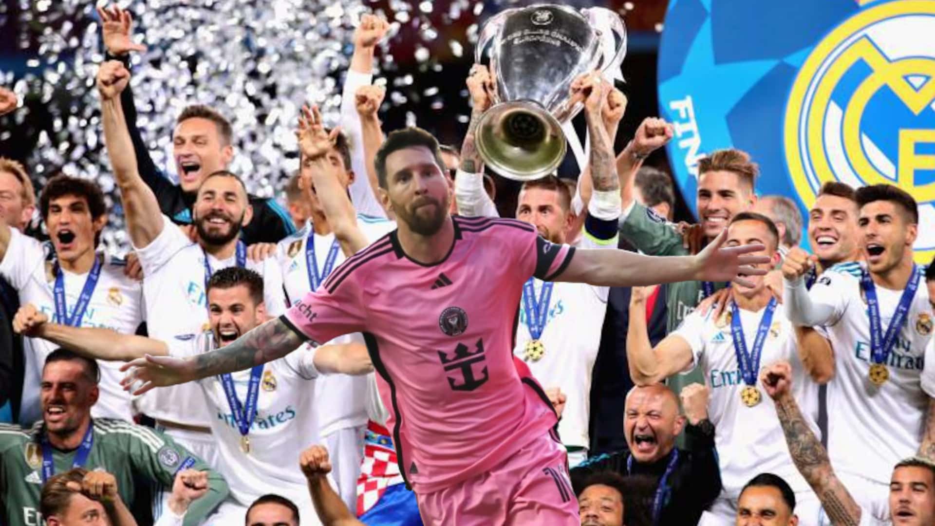 Lionel Messi celebra uno de sus goles con la camiseta del Inter Miami (2024).