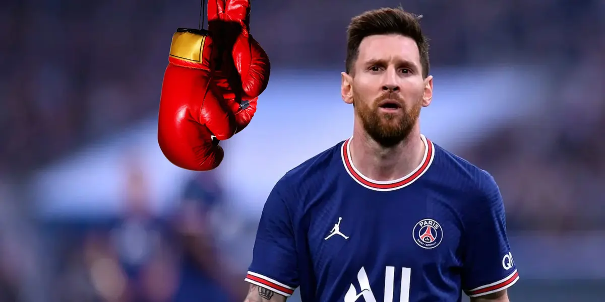 Lionel Messi con la camiseta del PSG