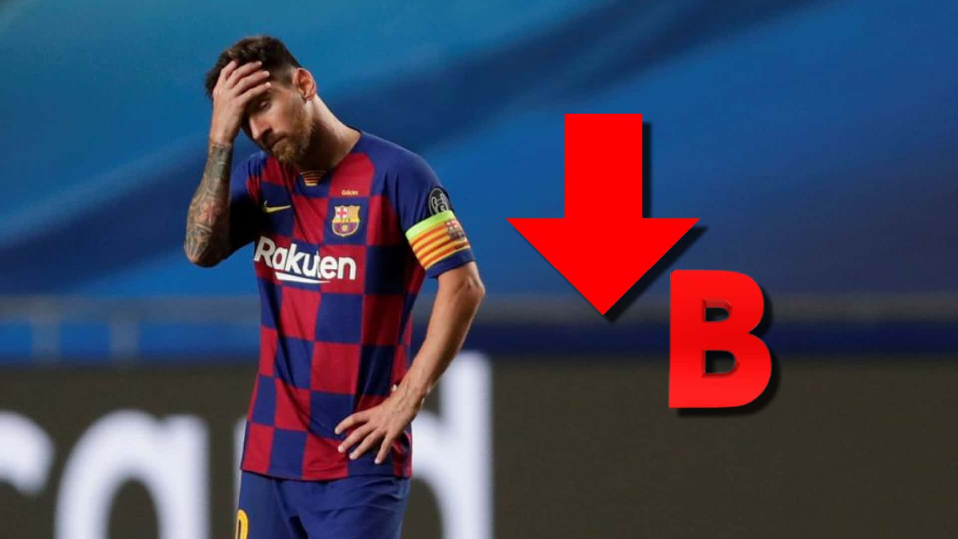 Lionel Messi durante un partido del Barcelona.