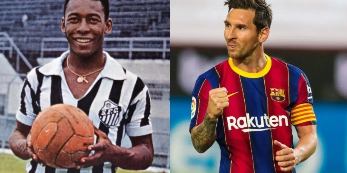 Lionel Messi está a prácticamente nada de romper un mítico récord de Pelé. Enterate cuál es.