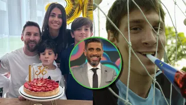 Lionel Messi festeja su cumpleaños.