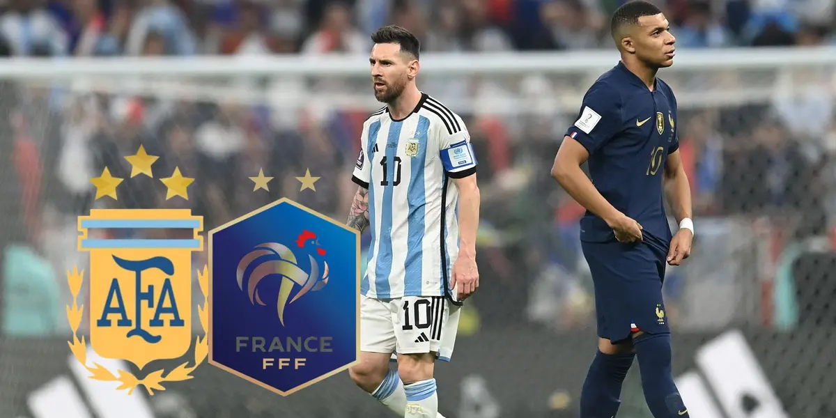 Lionel Messi - Kylian Mbappé (Foto: X)