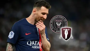 Lionel Messi se lamenta con la camiseta del PSG