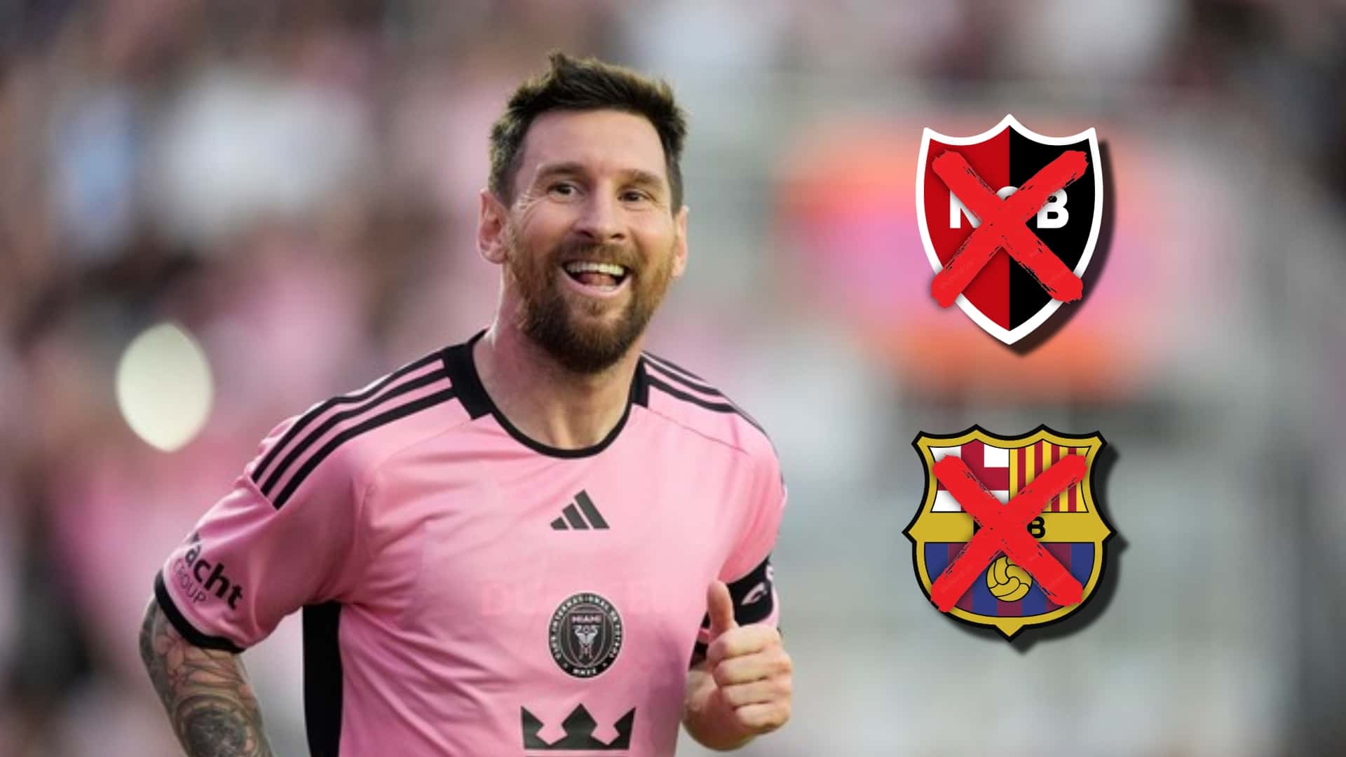 Lionel Messi vistiendo la camiseta de Inter Miami.