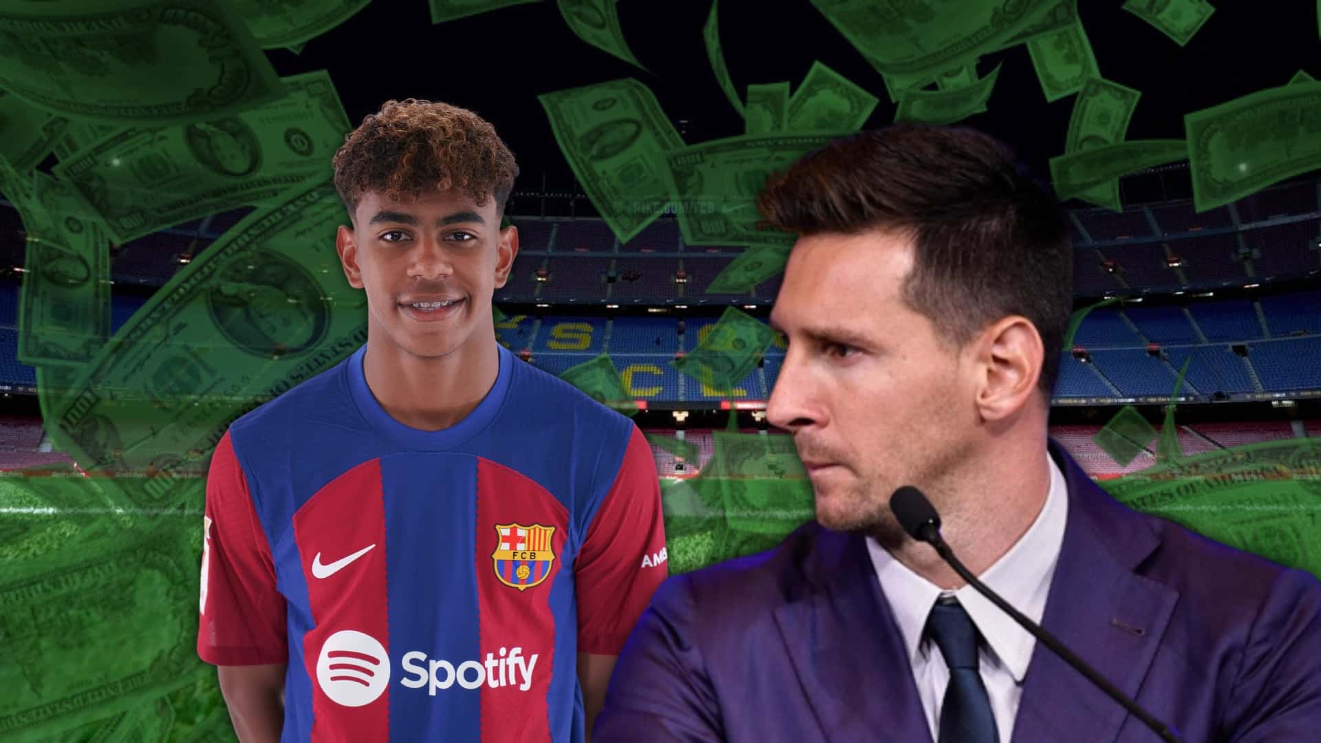 Lionel Messi vs Lamine Yamal.