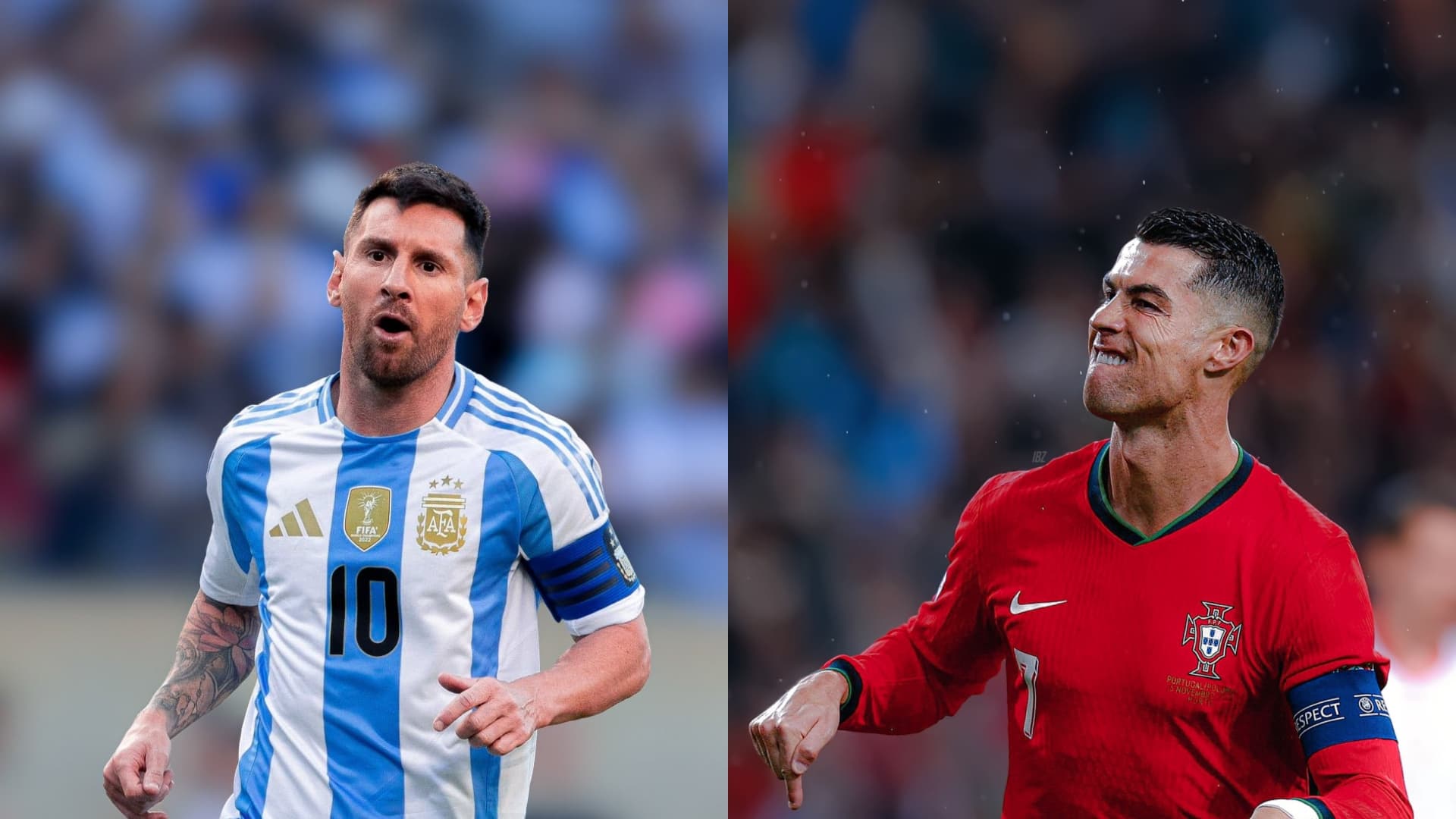 Lionel Messi y Cristiano Ronaldo
