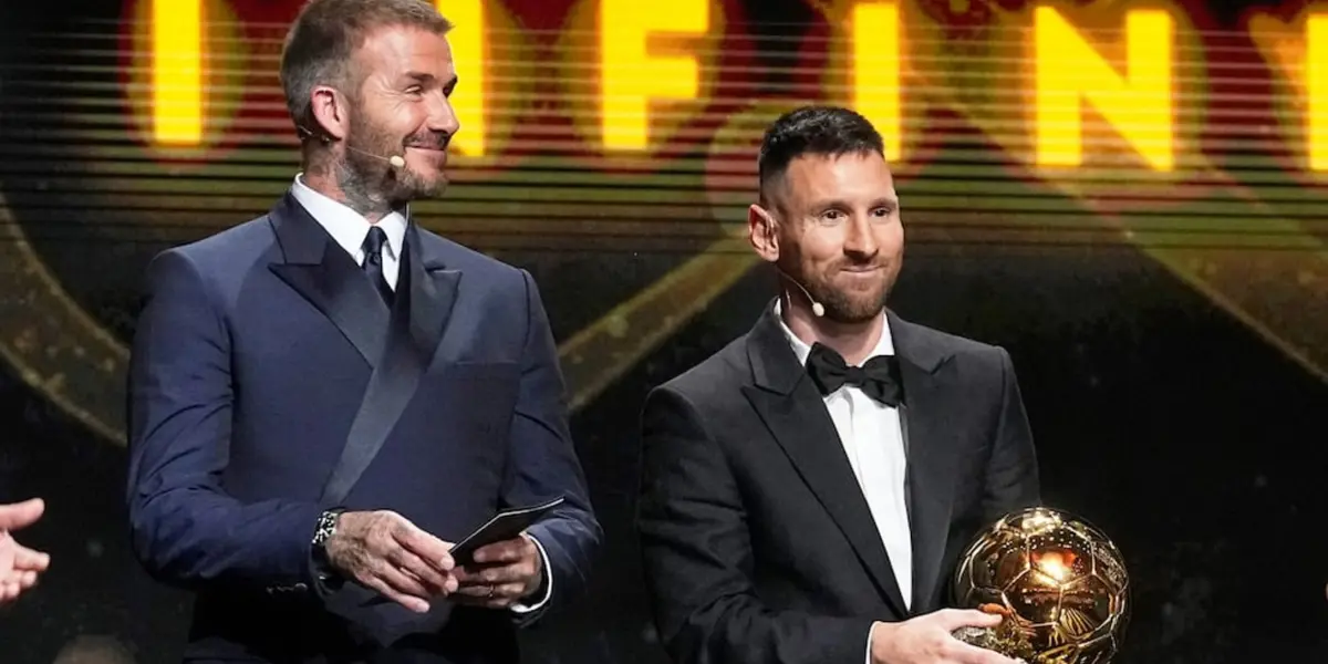 Lionel Messi y David Beckham