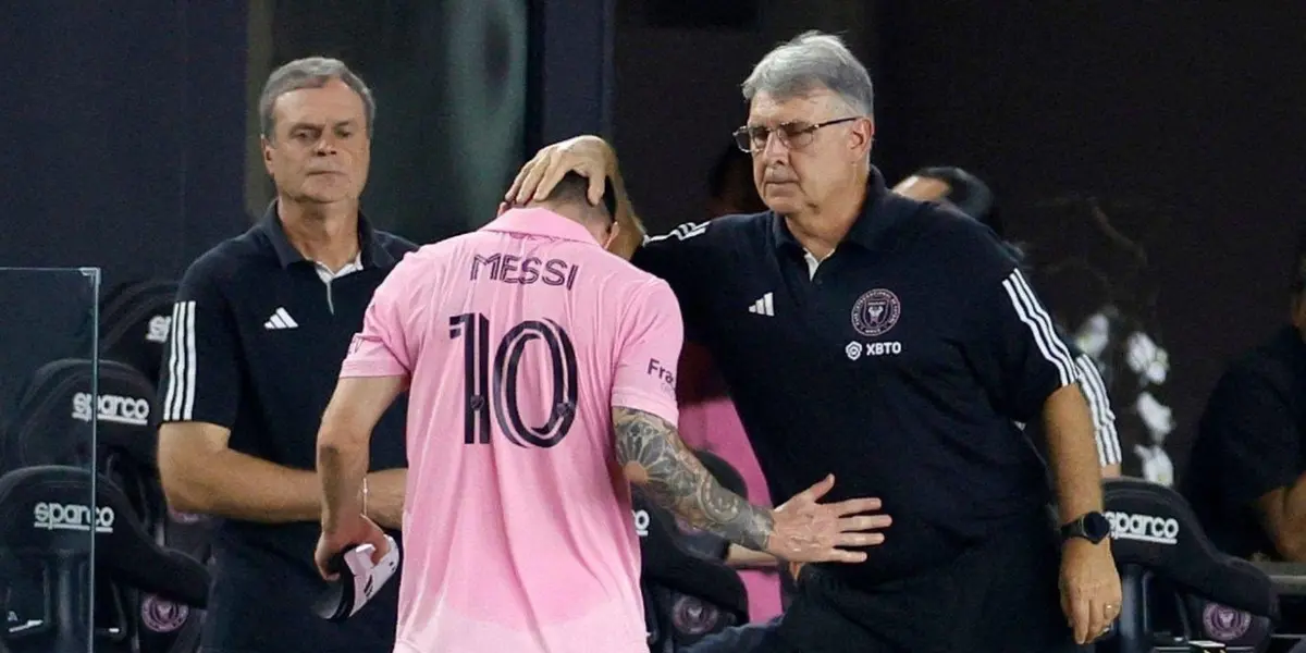 Lionel Messi y Gerardo Martino.