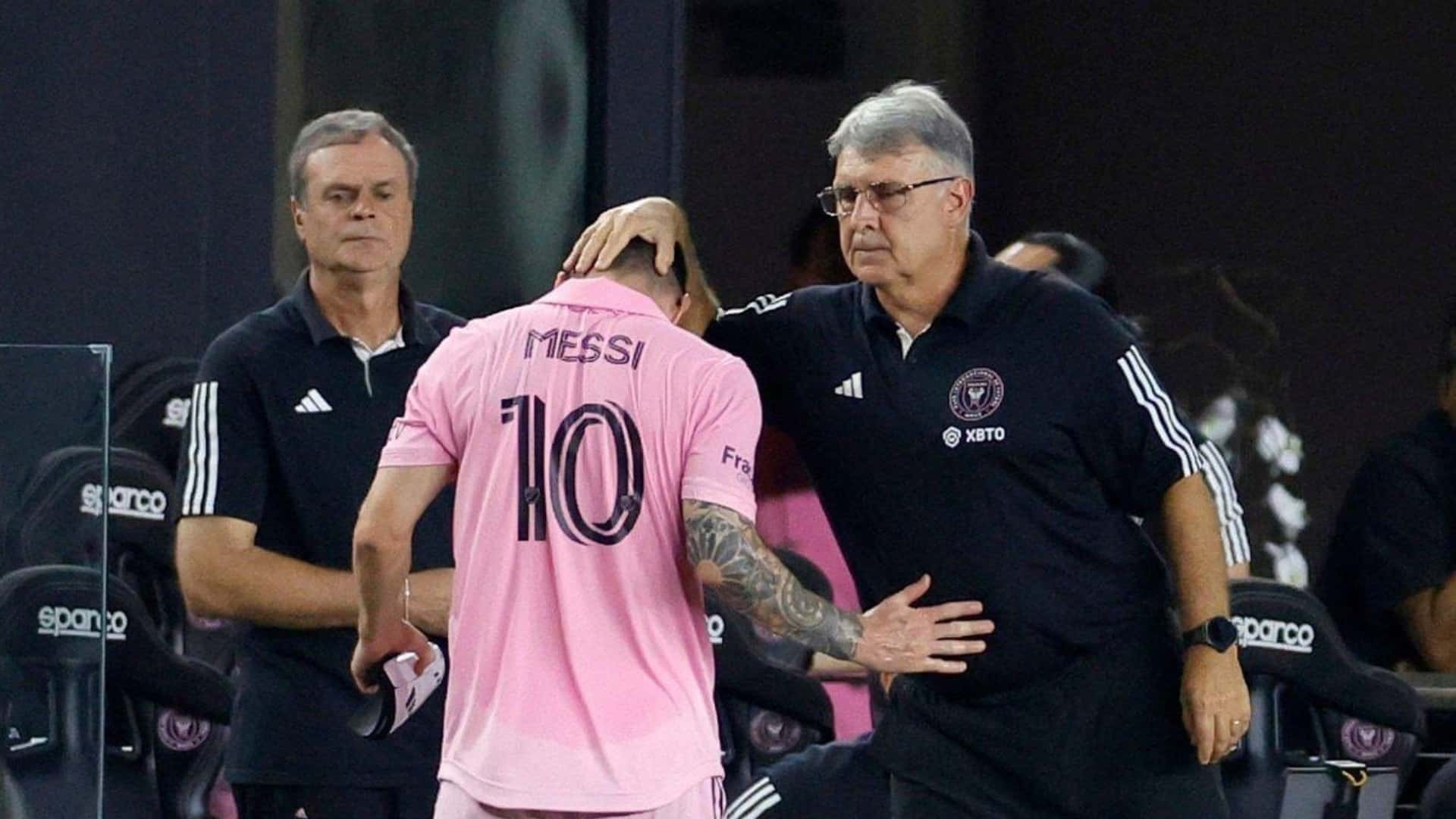 Lionel Messi y Gerardo Martino.