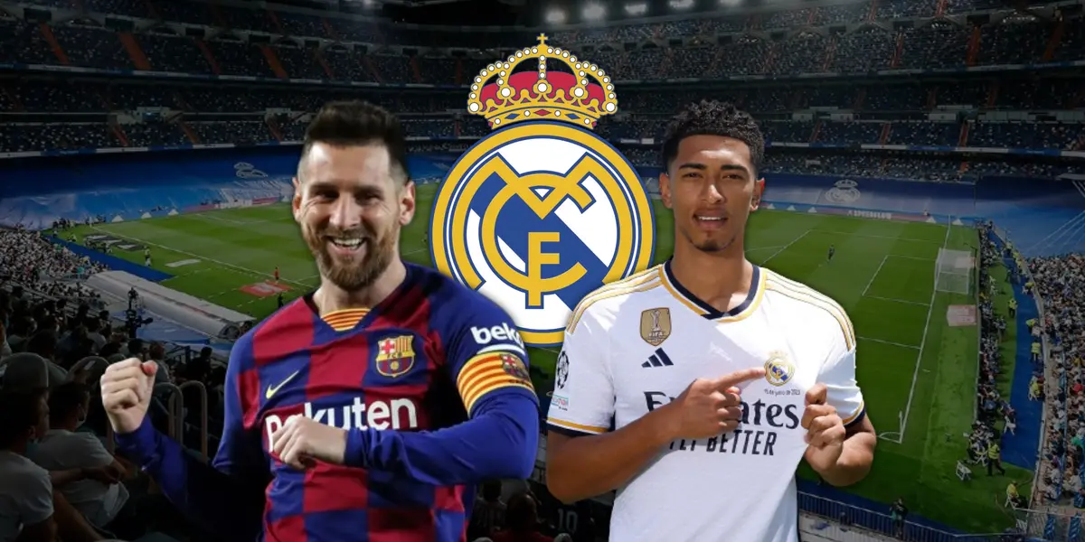 Lionel Messi y Jude Bellingham.