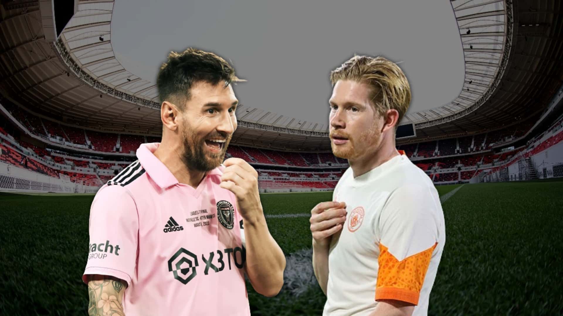 Lionel Messi y Kevin De Bruyne.