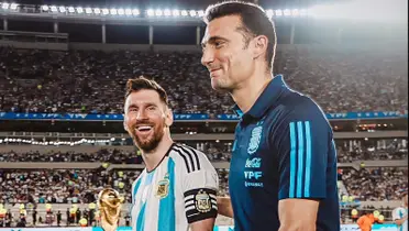 Mientras Messi celebró, la reacción de Scaloni a la participación en París 2024