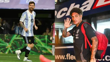 Lionel Messi y Paolo Guerrero
