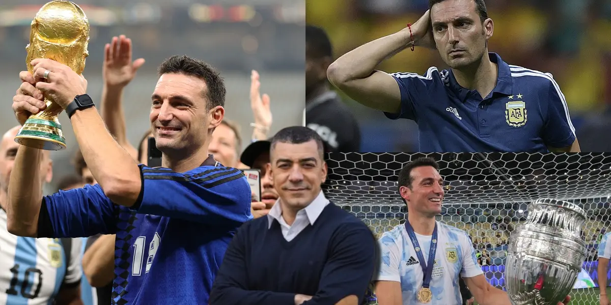 Lionel Scaloni a lo largo de su ciclo en Argentina.