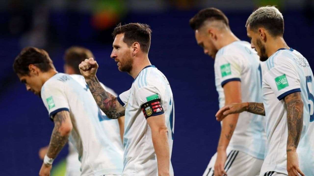 Lionel Scaloni definió el once, con solo un cambio, el remplazo de Marcos Acuña.