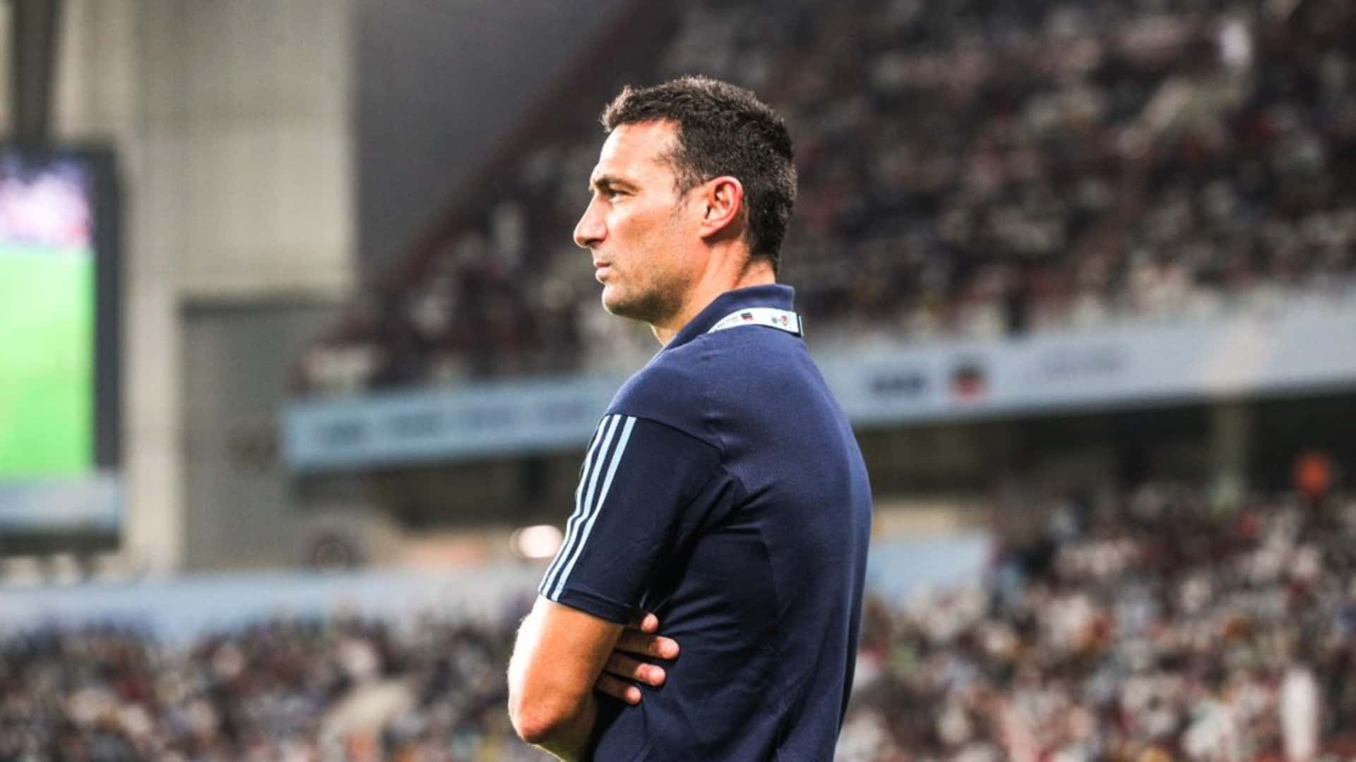 Lionel Scaloni en el seleccionado argentino