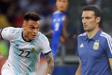 Lionel Scaloni es consciente de que Lautaro Martínez se encuentra en un fatal nivel con la albiceleste, y ya piensa en su remplazo.