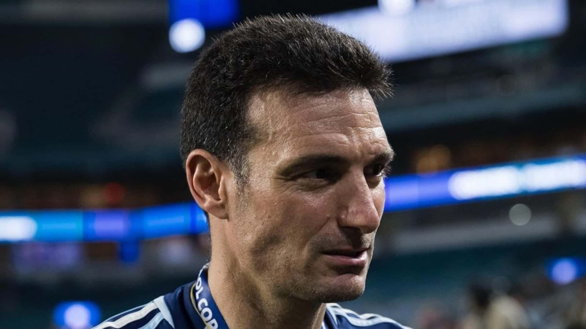 Lionel Scaloni tras ganar la Copa América