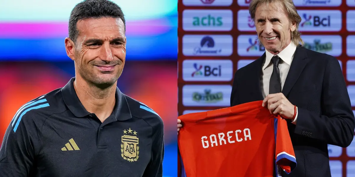 Lionel Scaloni y Ricardo Gareca