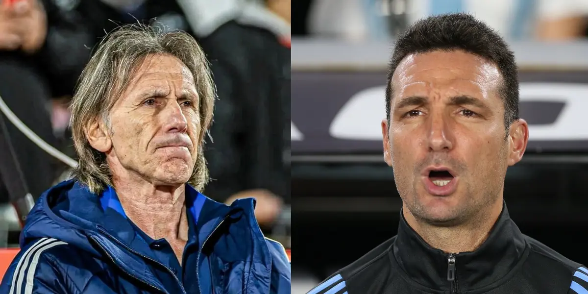 Lionel Scaloni y Ricardo Gareca