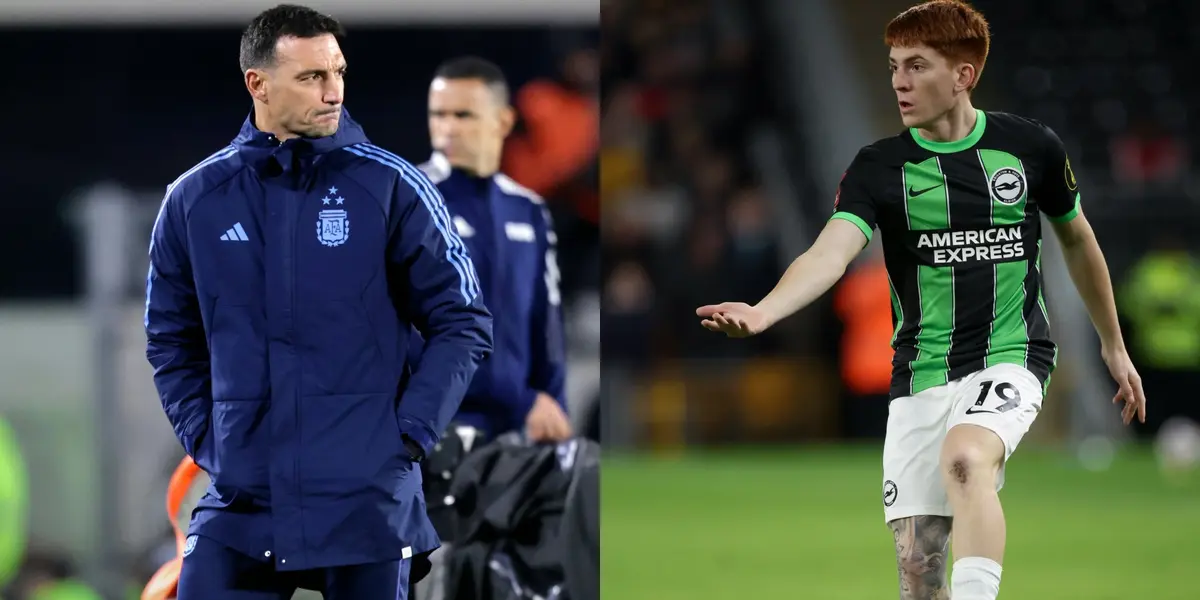 Lionel Scaloni y Valentín Barco.