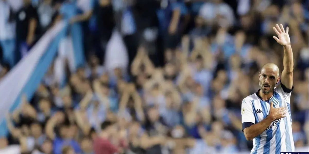 Lisandro López seguirá jugando al fútbol, aunque ya no en el Racing Club de Avellaneda.