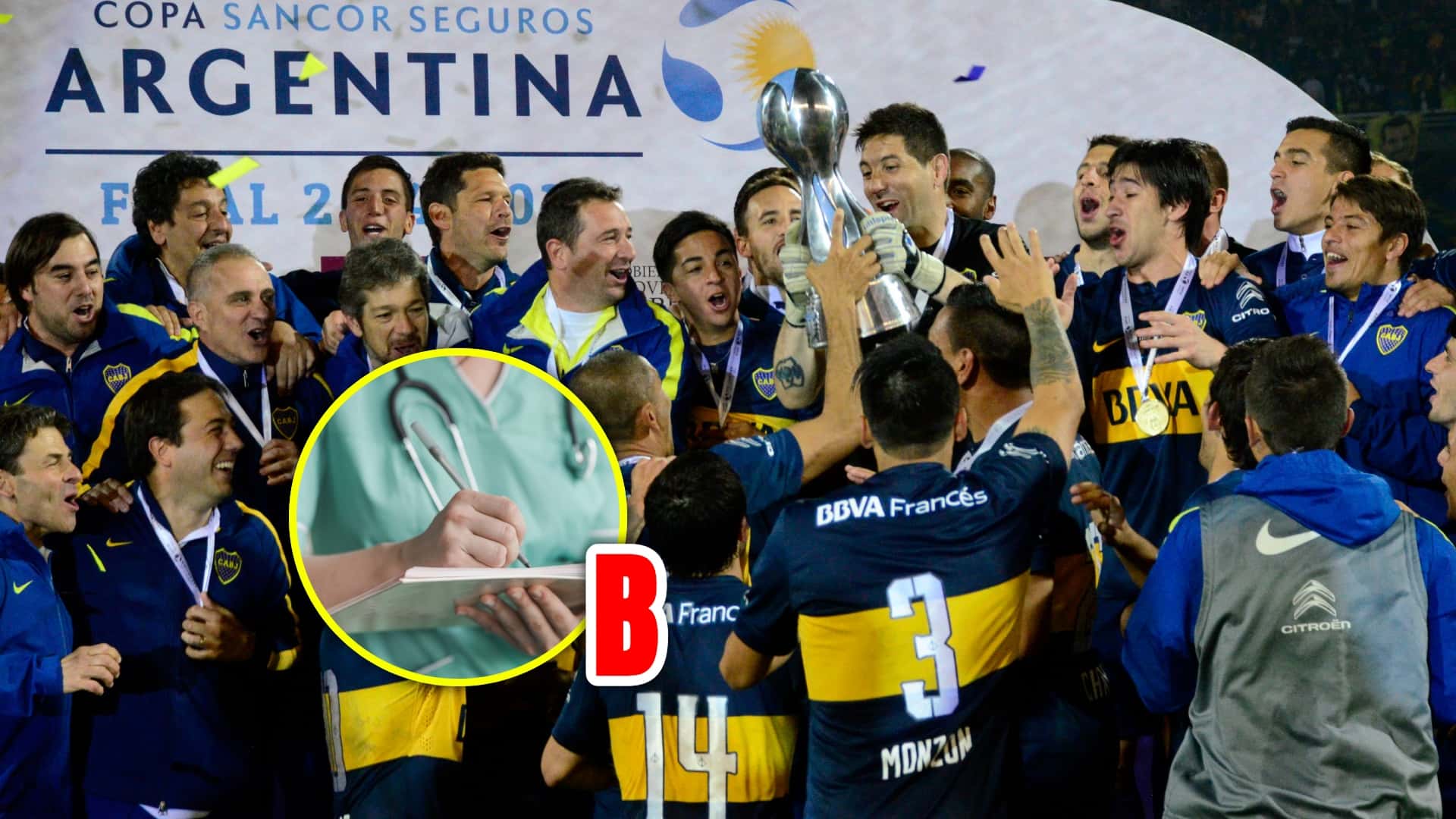 Lo dirigieron el Mellizo y el Vasco en el Xeneize, pero se la pasó lesionado y jugó un puñado de partidos...