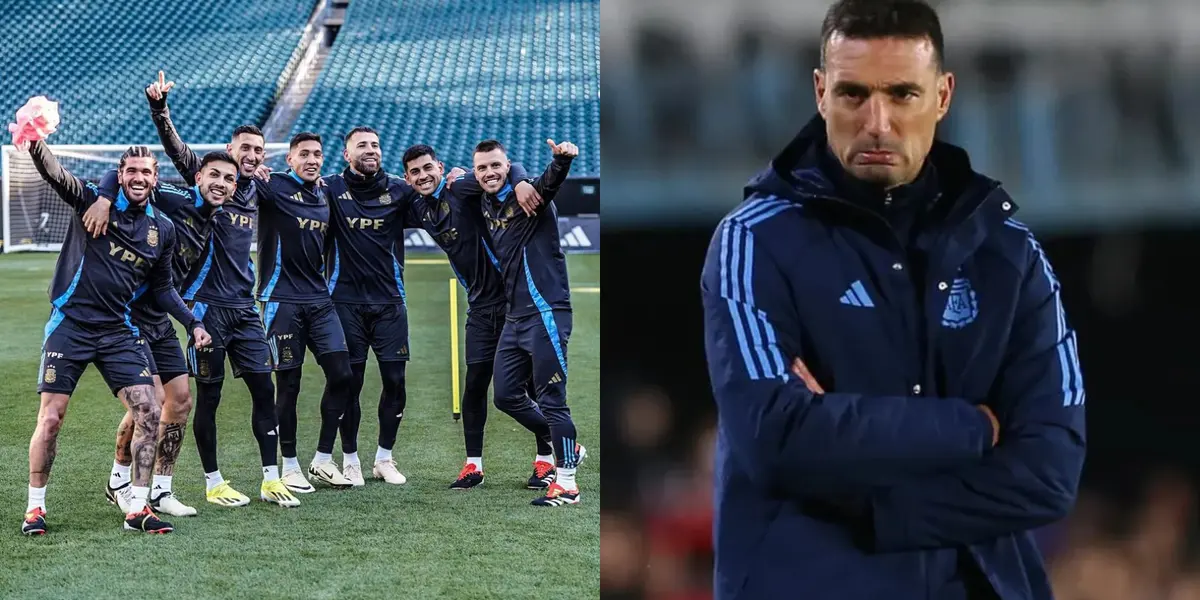 Los borrados por Scaloni para el debut con El Salvador