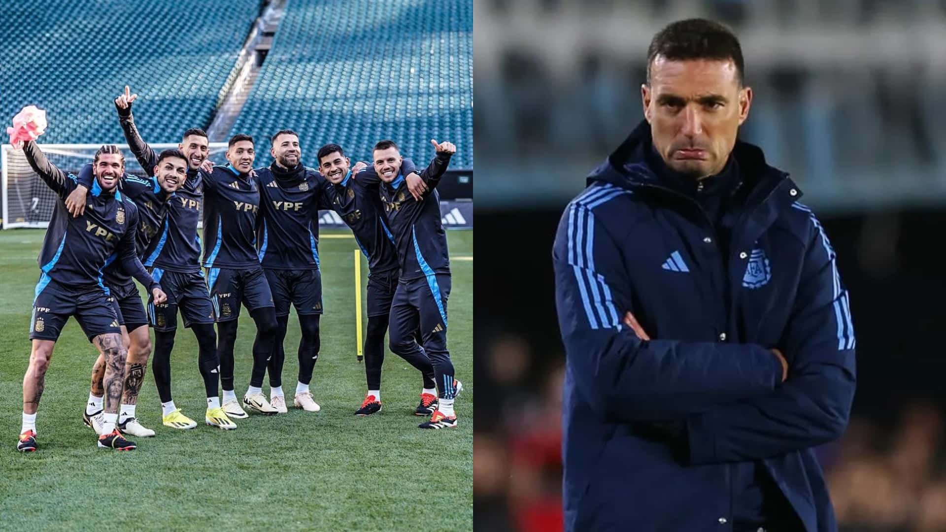 Los borrados por Scaloni para el debut con El Salvador
